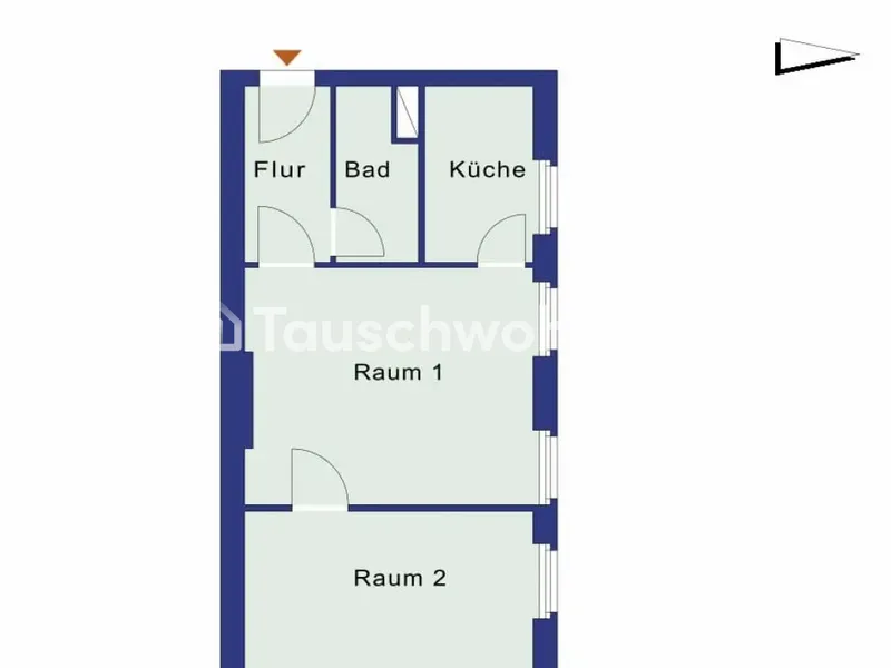 Tauschwohnung: 2 Zimmer gegen 3 oder 4.   hantash2006@yahoo.de — photo 1